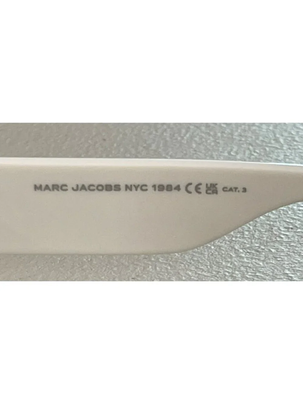 Marc Jacobs White Square Logo Sunglasses NWT